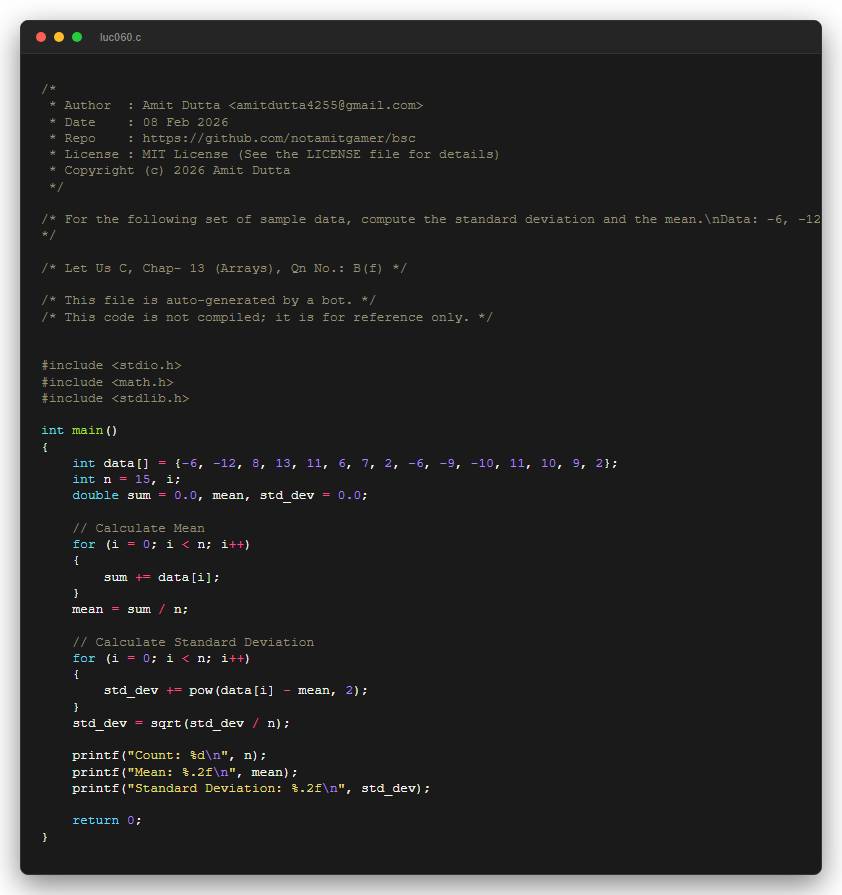 For the following set of sample data, compute the standard deviation and the mean.\nData: -6, -12, 8, 13, 11, 6, 7, 2, -6, -9, -10, 11, 10, 9, 2